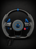Volkswagen R Performance Steering Wheel – Gloss Carbon Fiber, Alcantara & Integrated Start Button